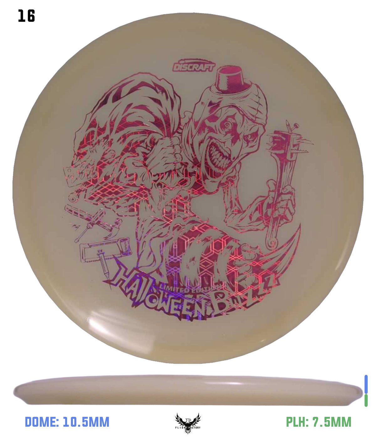 Discraft Mega Glo Buzzz - Halloween 2025