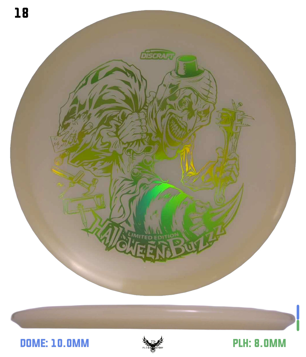 Discraft Mega Glo Buzzz - Halloween 2025