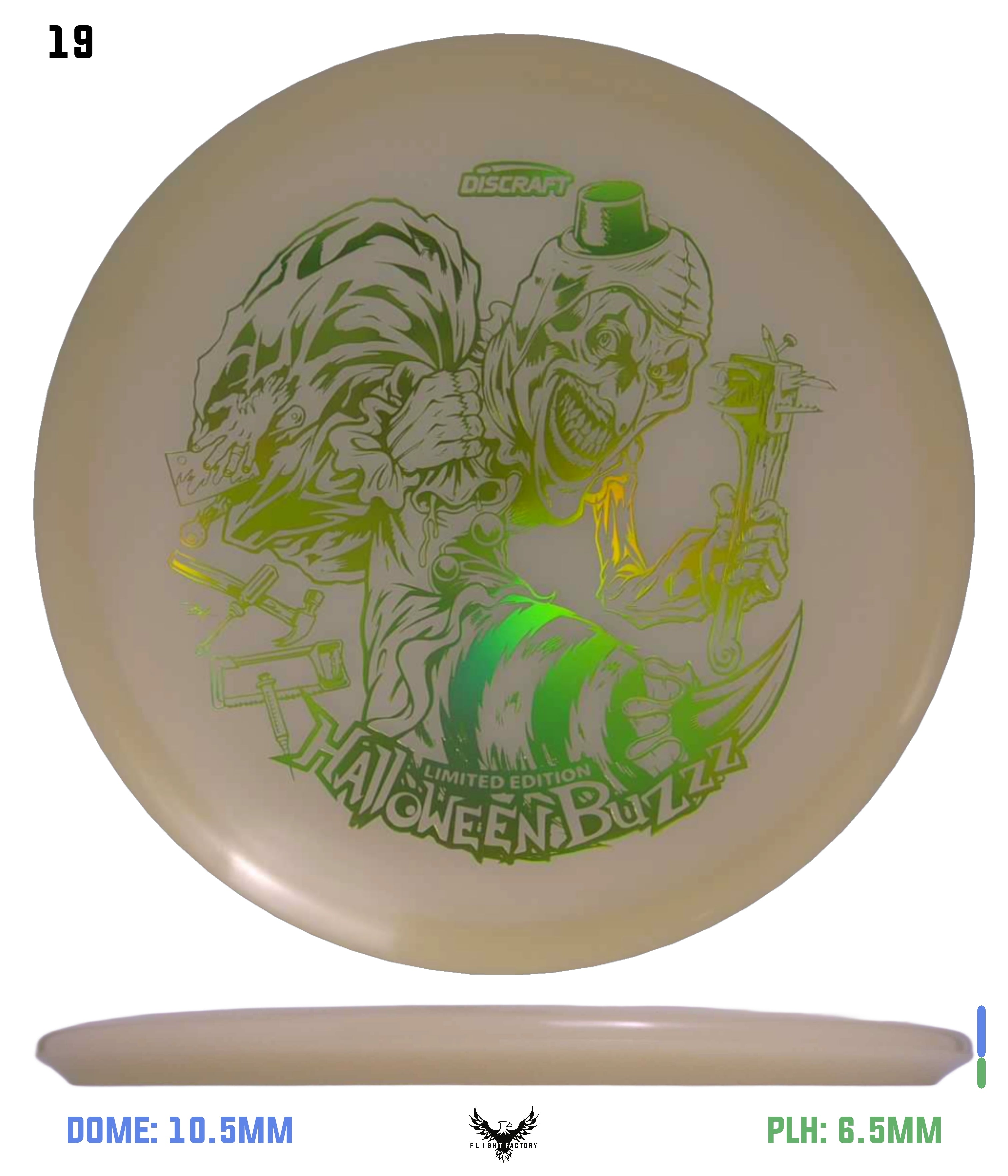 メザスタ Discraft Mega Glo Buzzz - Halloween 2025 - Flight Factory Discs