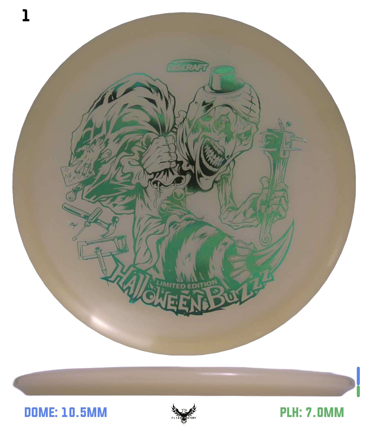 Discraft Mega Glo Buzzz - Halloween 2025