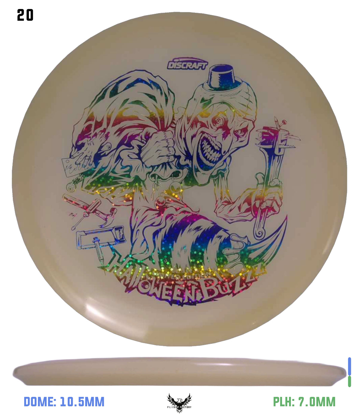 Discraft Mega Glo Buzzz - Halloween 2025