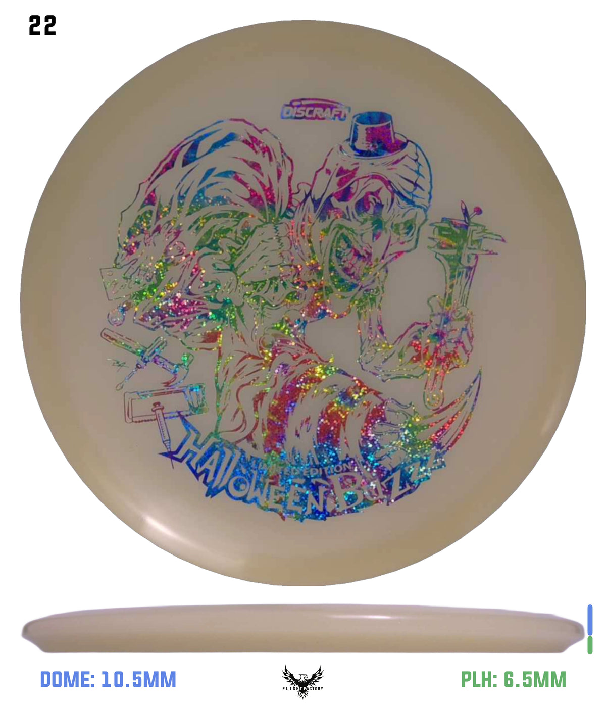 Discraft Mega Glo Buzzz - Halloween 2025
