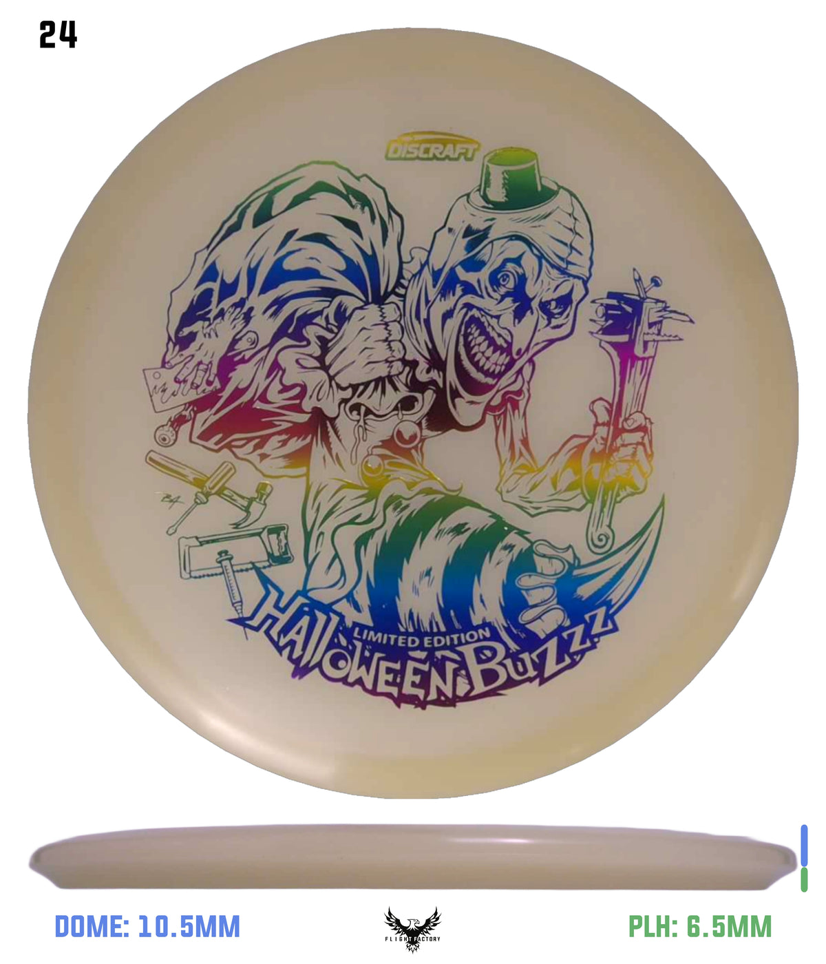 Discraft Mega Glo Buzzz - Halloween 2025