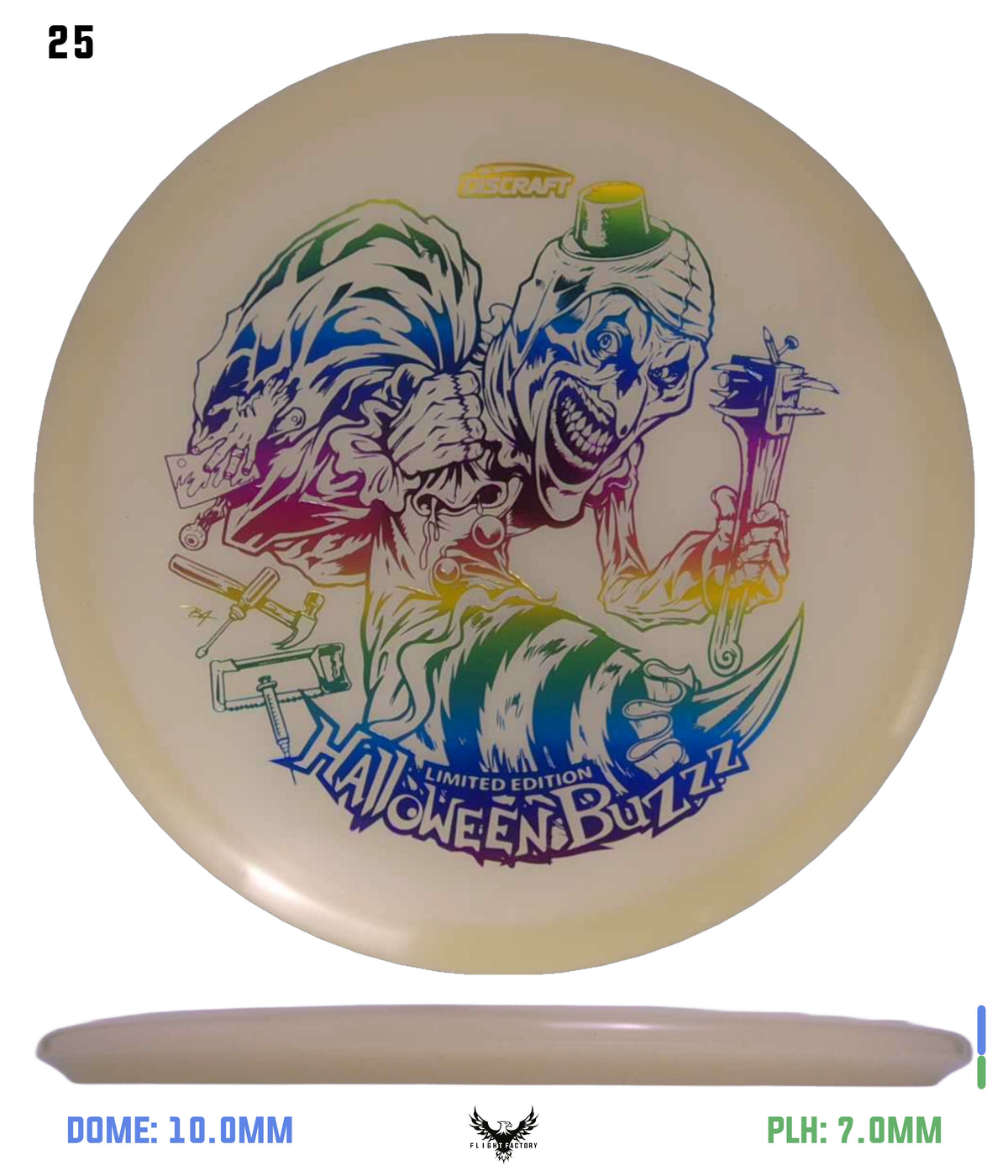 Discraft Mega Glo Buzzz - Halloween 2025