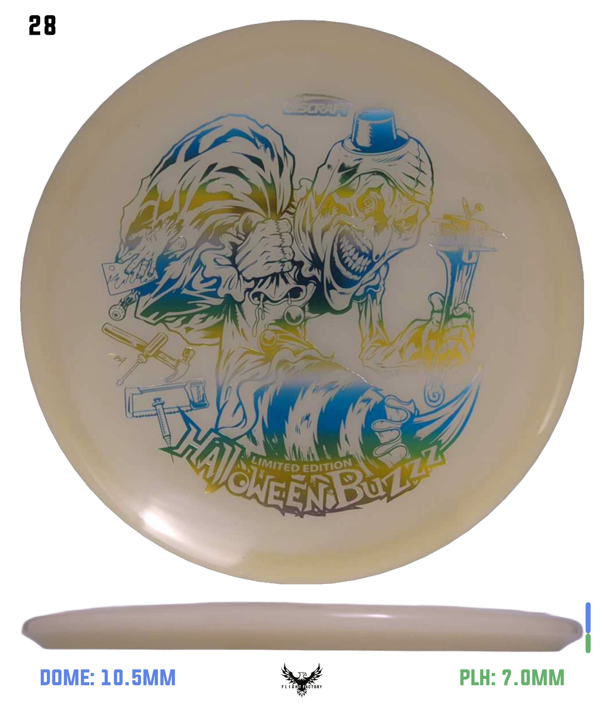 Discraft Mega Glo Buzzz - Halloween 2025