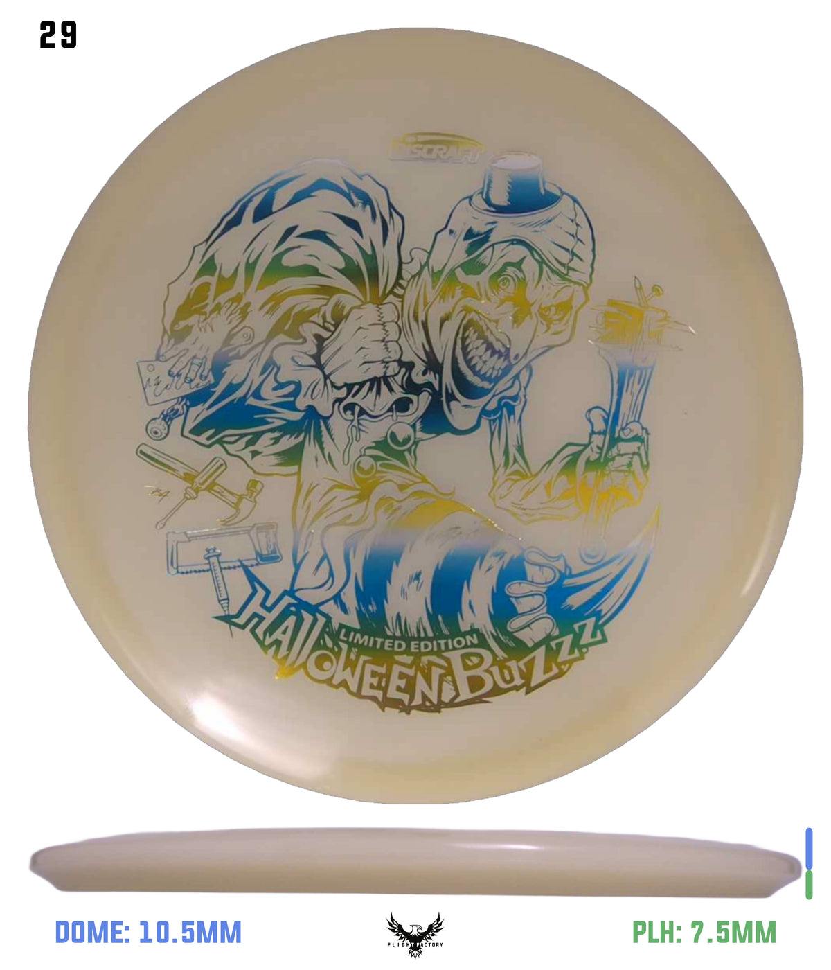 Discraft Mega Glo Buzzz - Halloween 2025