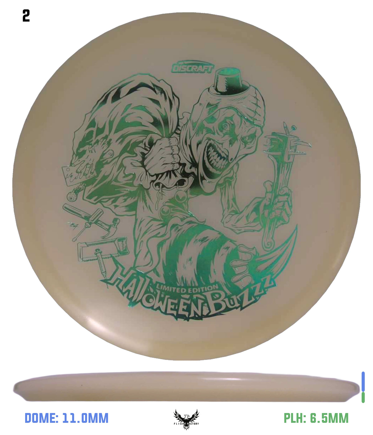 Discraft Mega Glo Buzzz - Halloween 2025