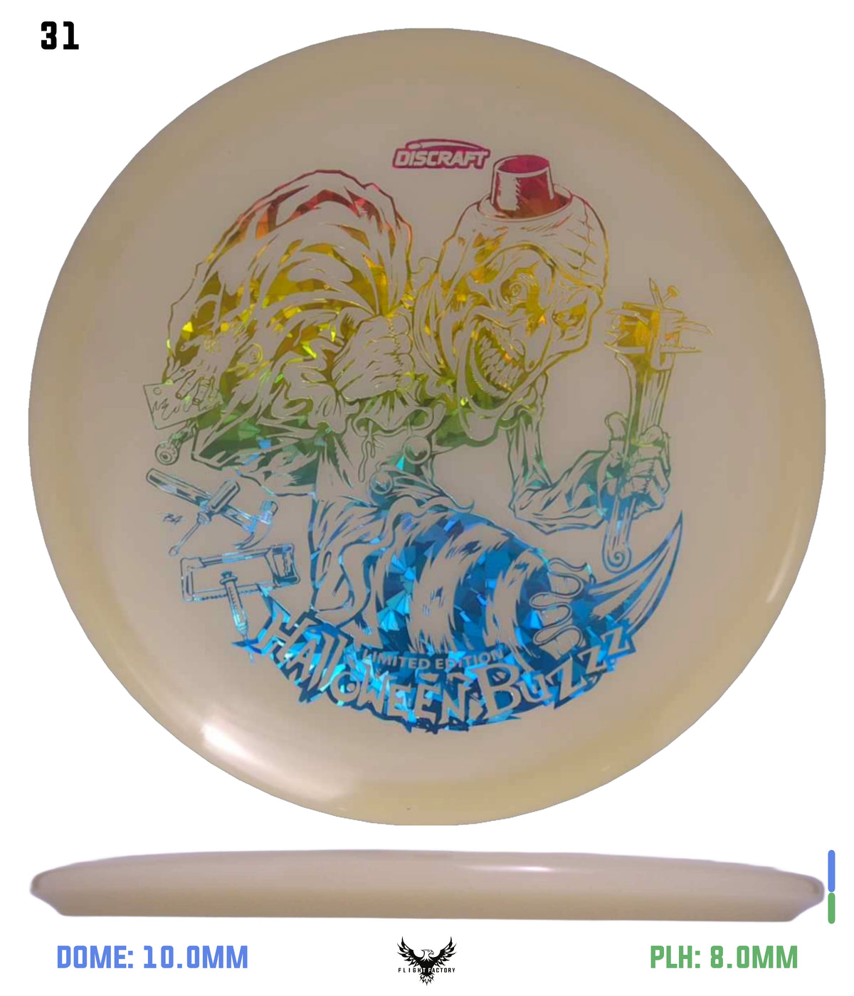 Discraft Mega Glo Buzzz - Halloween 2025