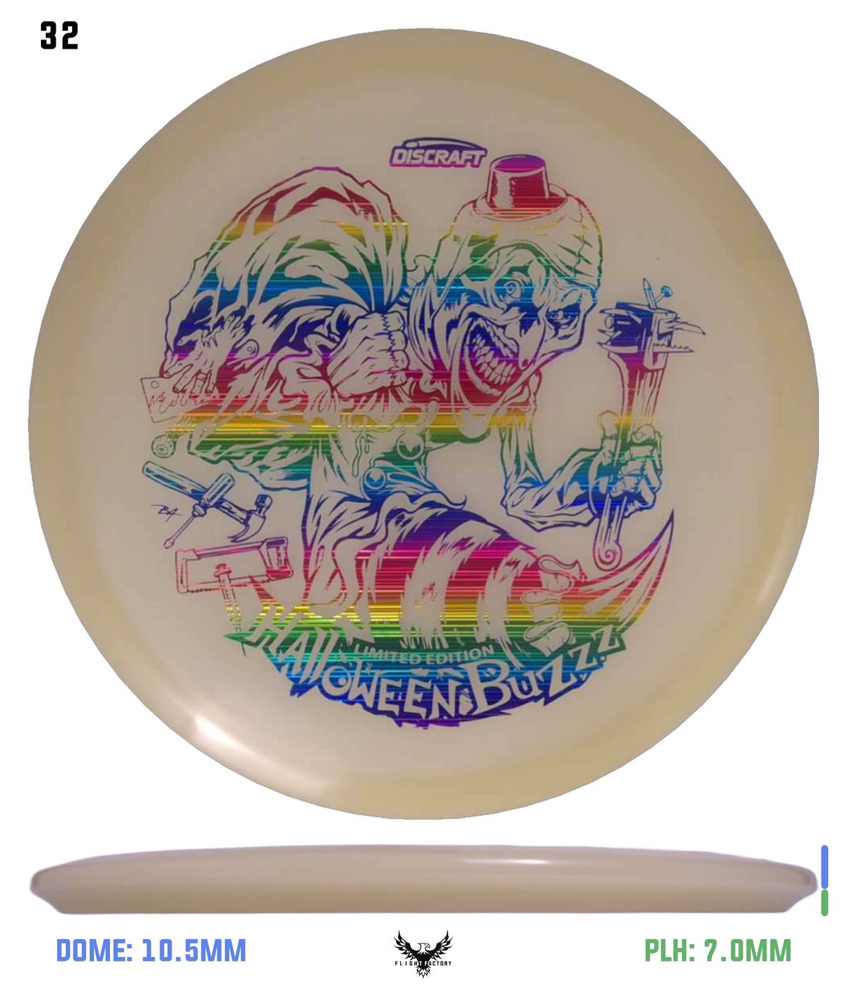 Discraft Mega Glo Buzzz - Halloween 2025