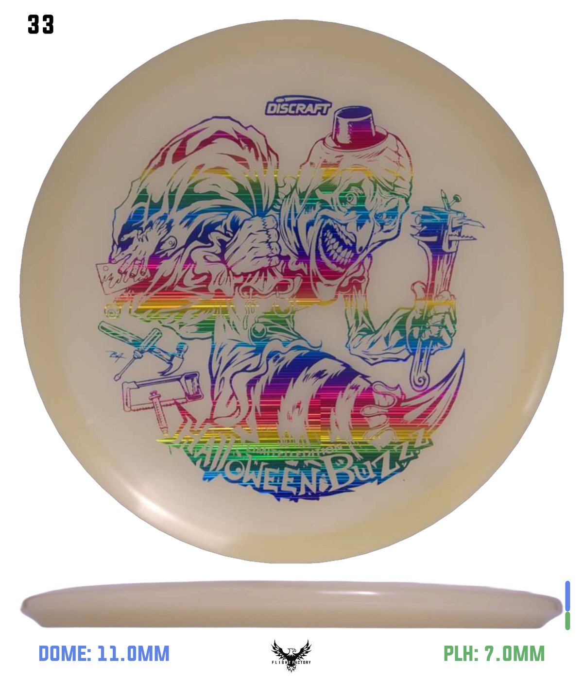 Discraft Mega Glo Buzzz - Halloween 2025