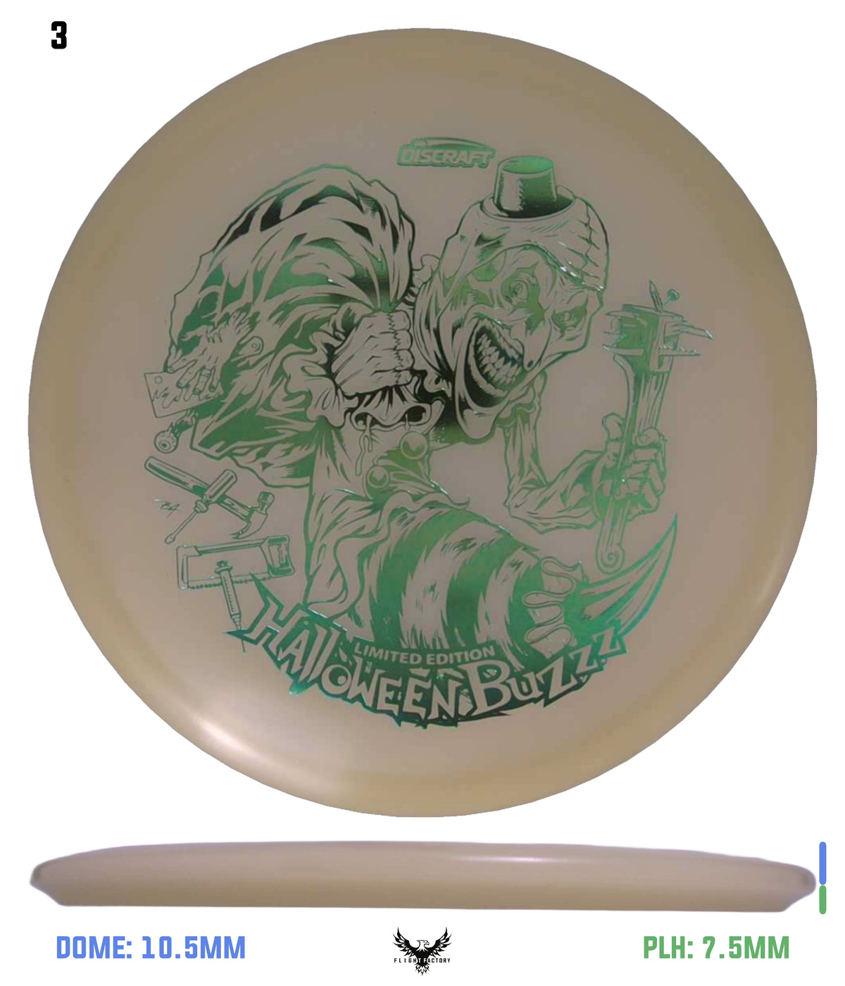 Discraft Mega Glo Buzzz - Halloween 2025