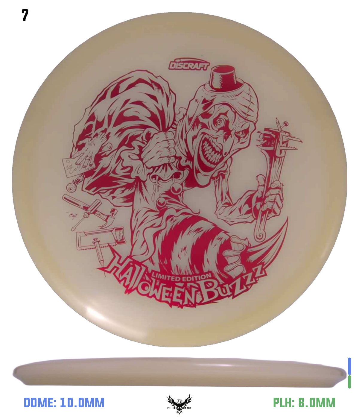 Discraft Mega Glo Buzzz - Halloween 2025