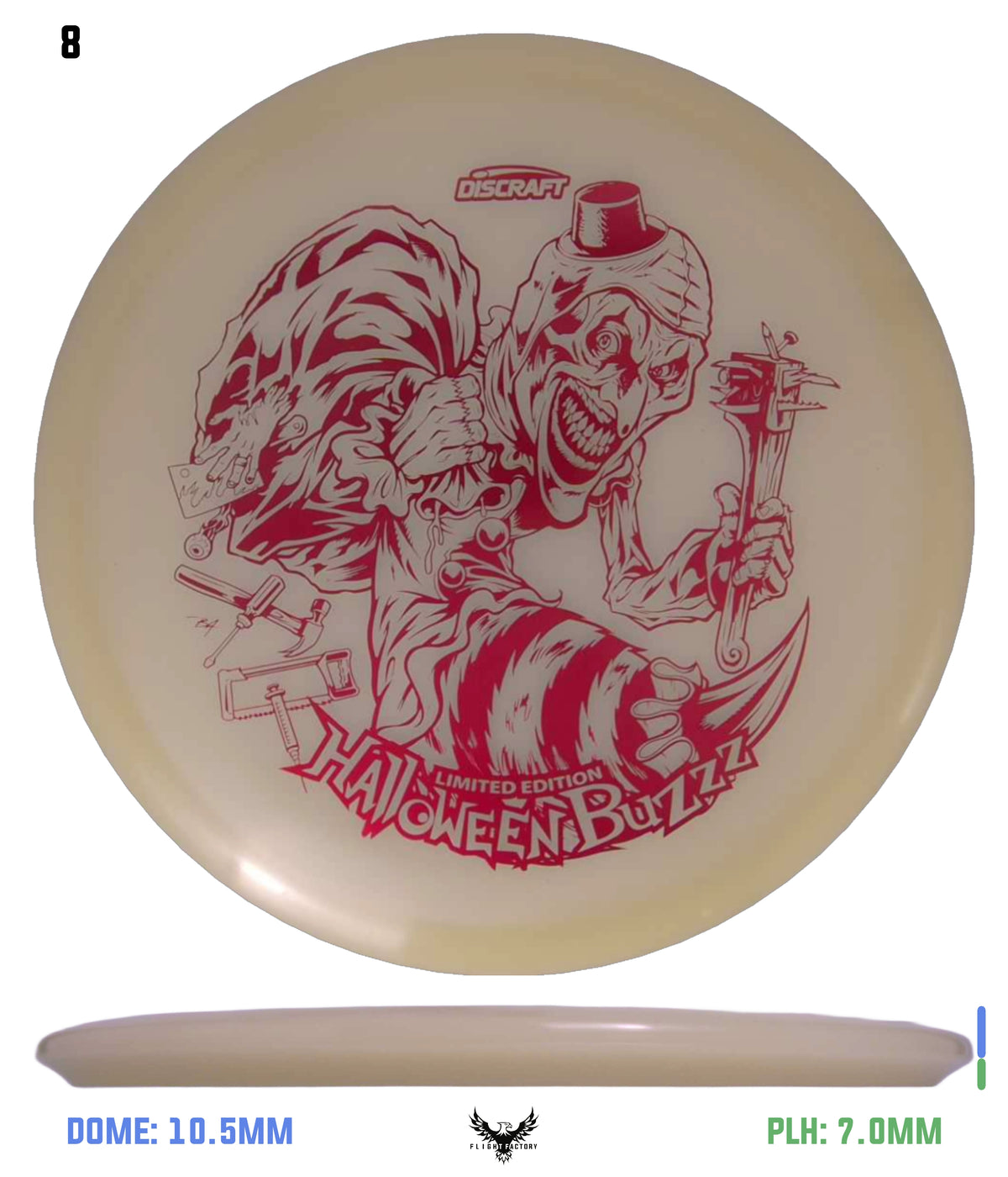 Discraft Mega Glo Buzzz - Halloween 2025