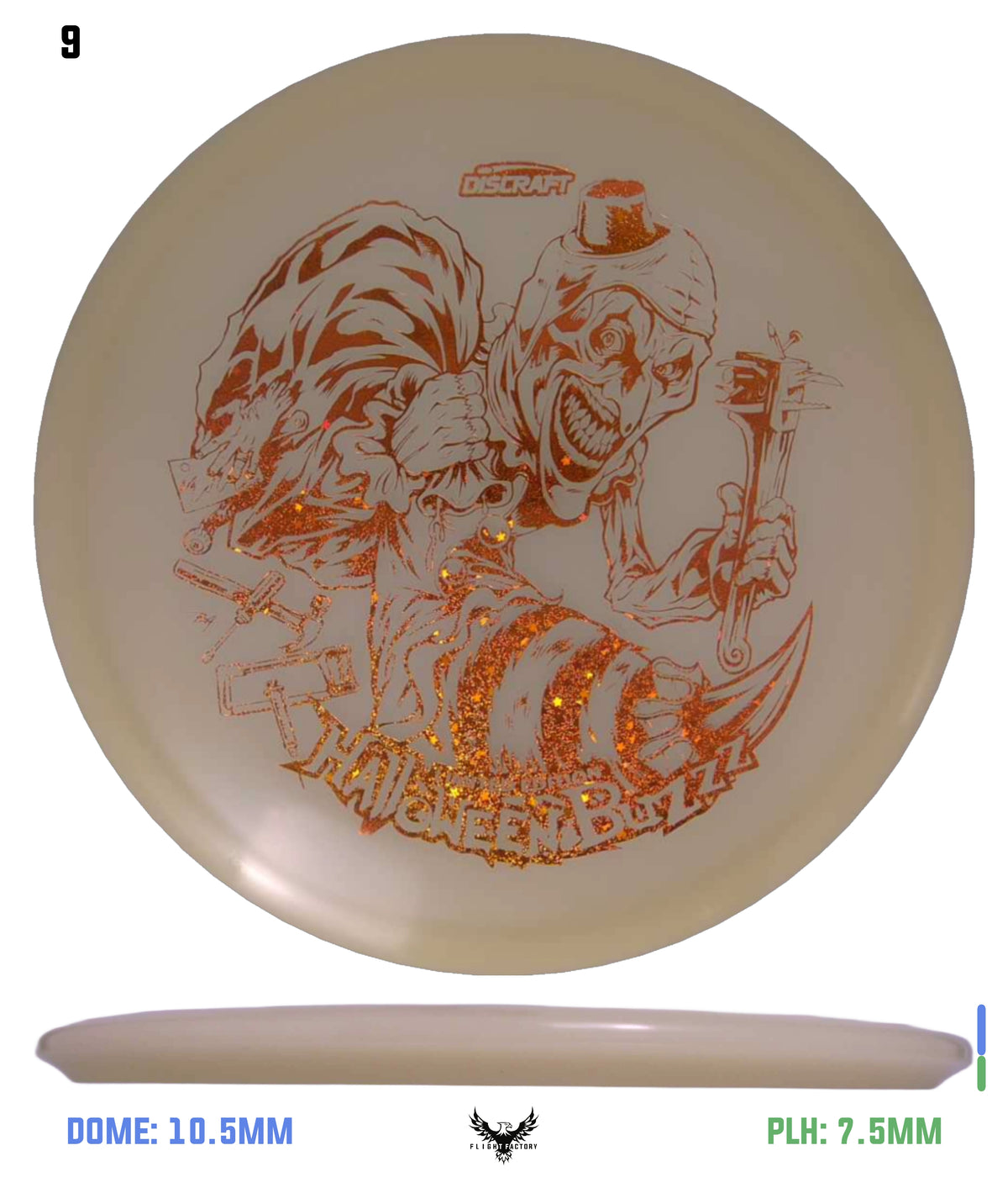 Discraft Mega Glo Buzzz - Halloween 2025