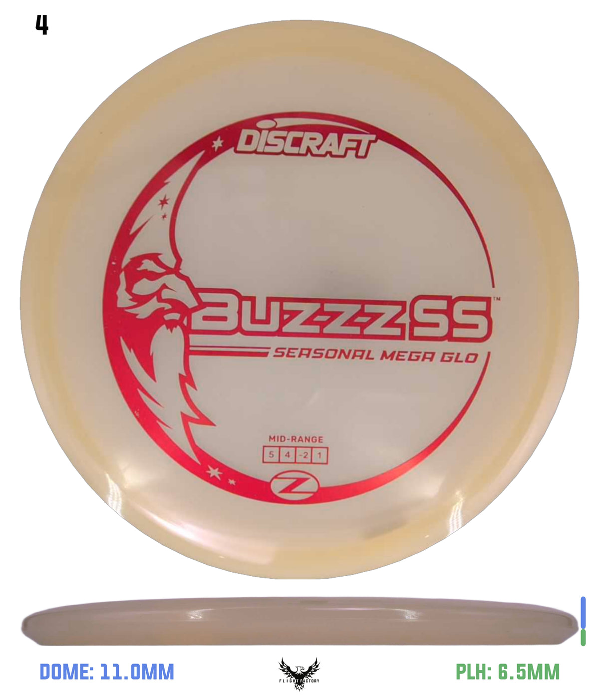 Discraft Seasonal Mega Glo Z Buzzz SS 2026