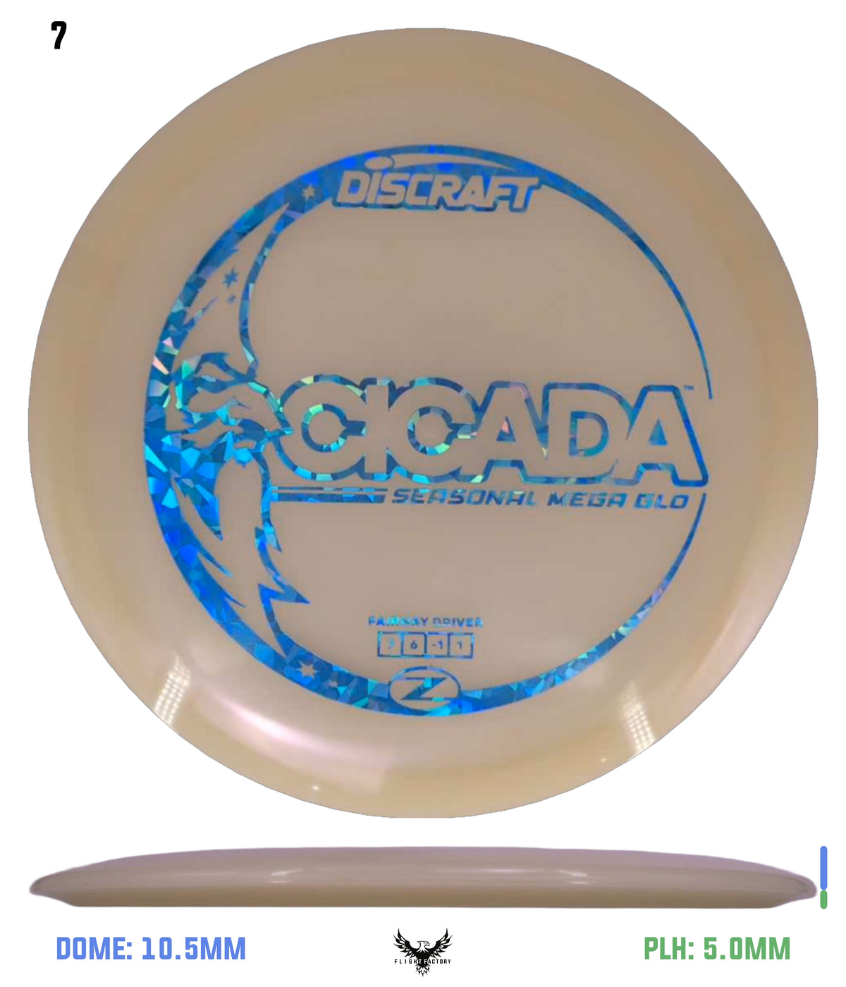 Discraft Seasonal Mega Glo Z Cicada 2026