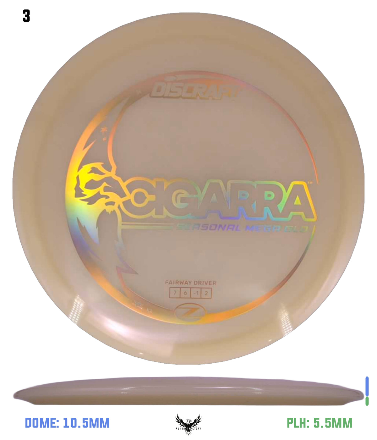 Discraft Seasonal Mega Glo Z Cigarra 2026
