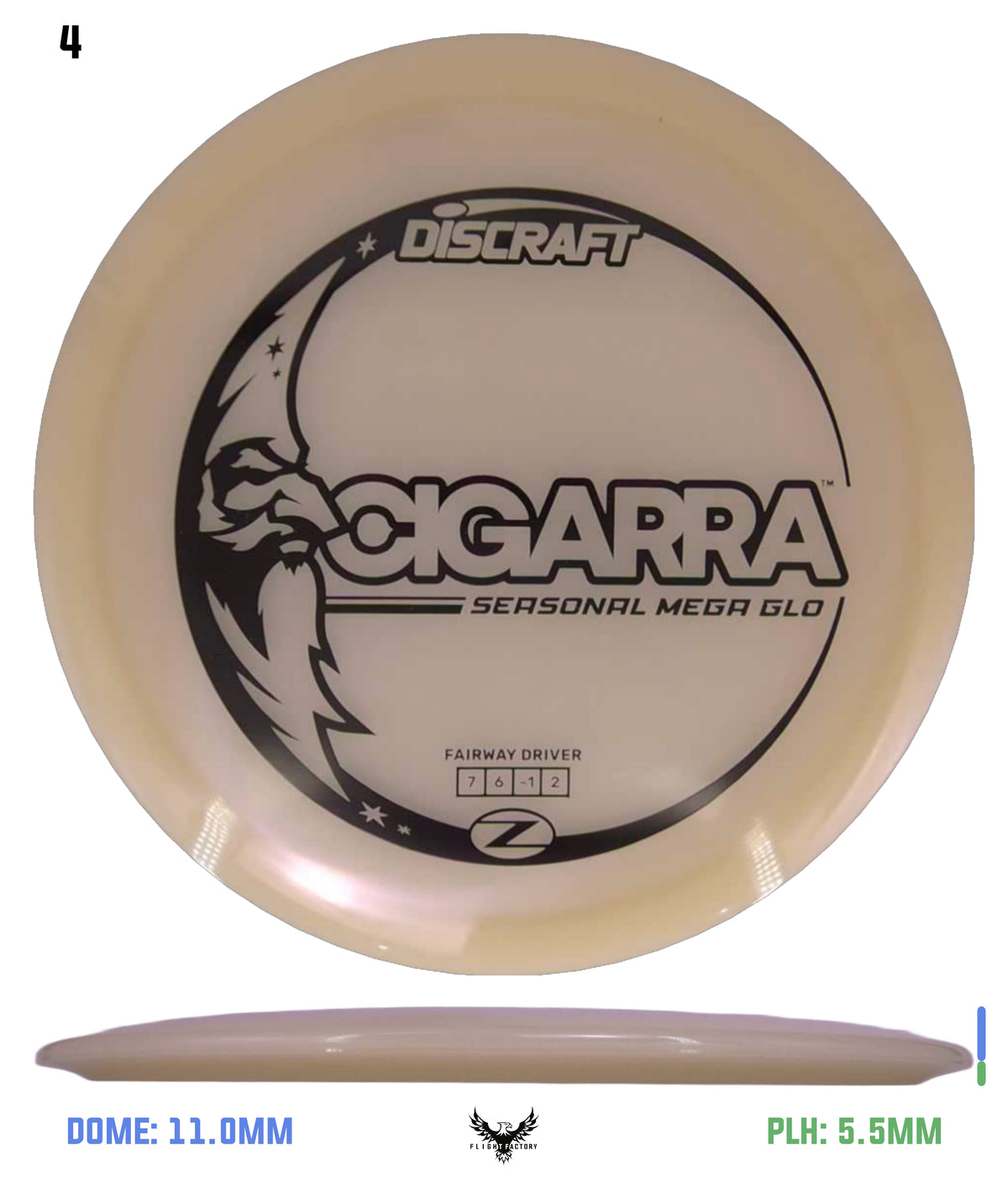 Discraft Seasonal Mega Glo Z Cigarra 2026