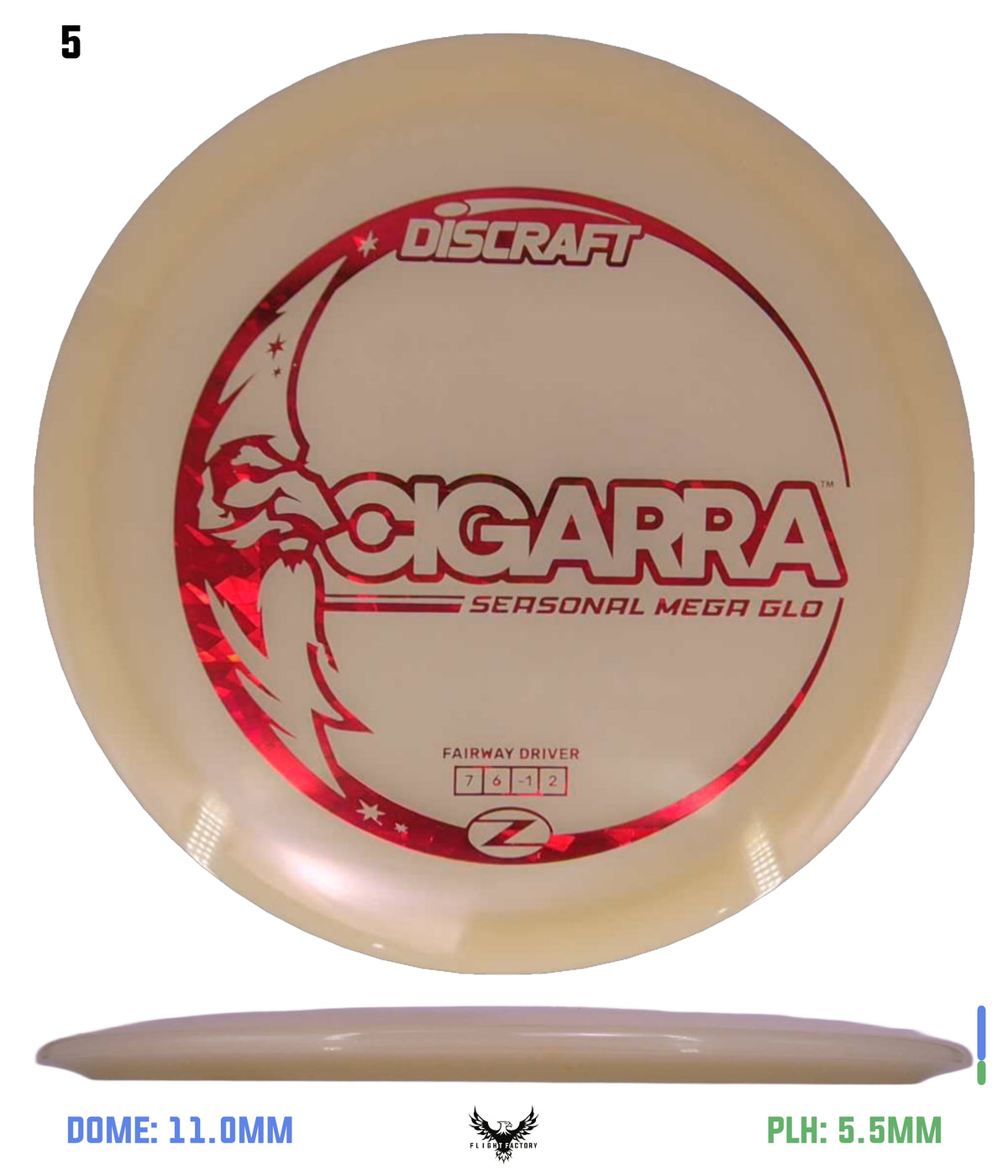 Discraft Seasonal Mega Glo Z Cigarra 2026