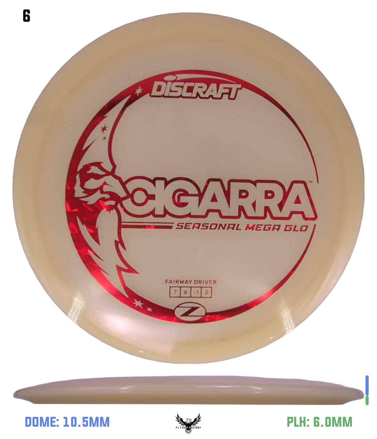 Discraft Seasonal Mega Glo Z Cigarra 2026