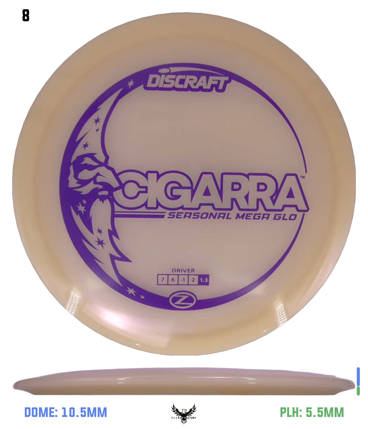 Discraft Seasonal Mega Glo Z Cigarra 2026