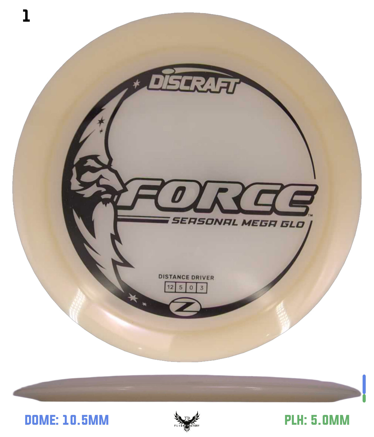 Discraft Seasonal Mega Glo Z Force 2026