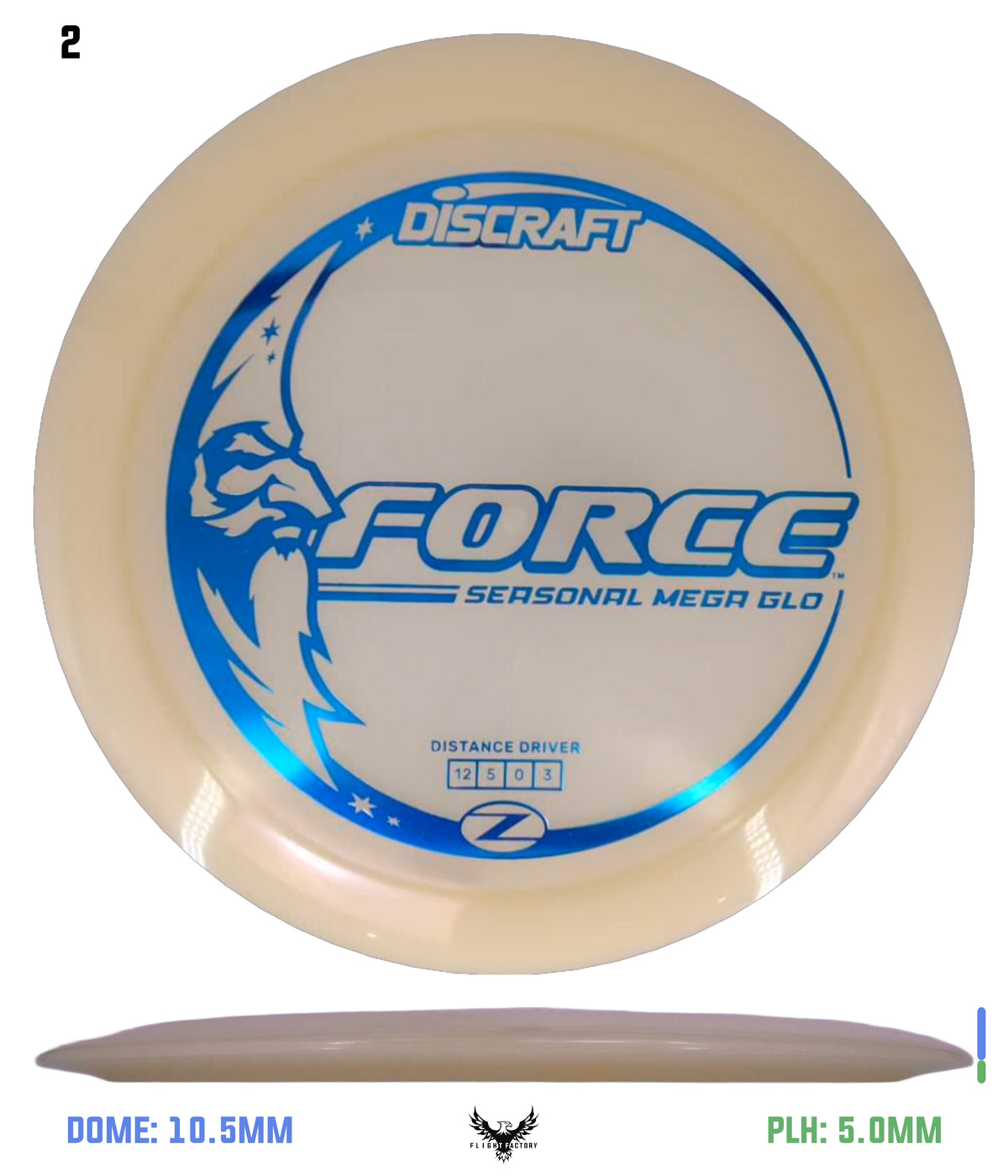 Discraft Seasonal Mega Glo Z Force 2026