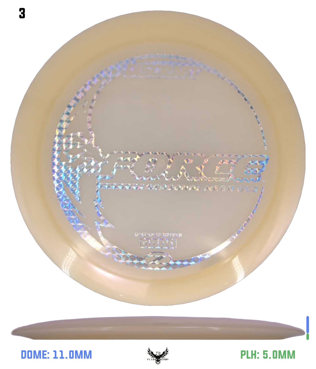 Discraft Seasonal Mega Glo Z Force 2026