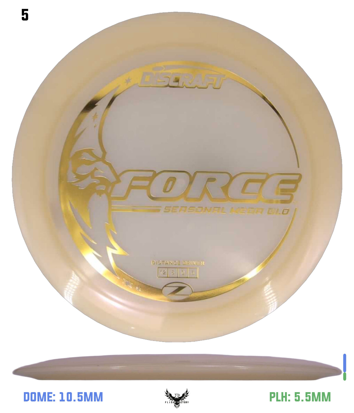 Discraft Seasonal Mega Glo Z Force 2026