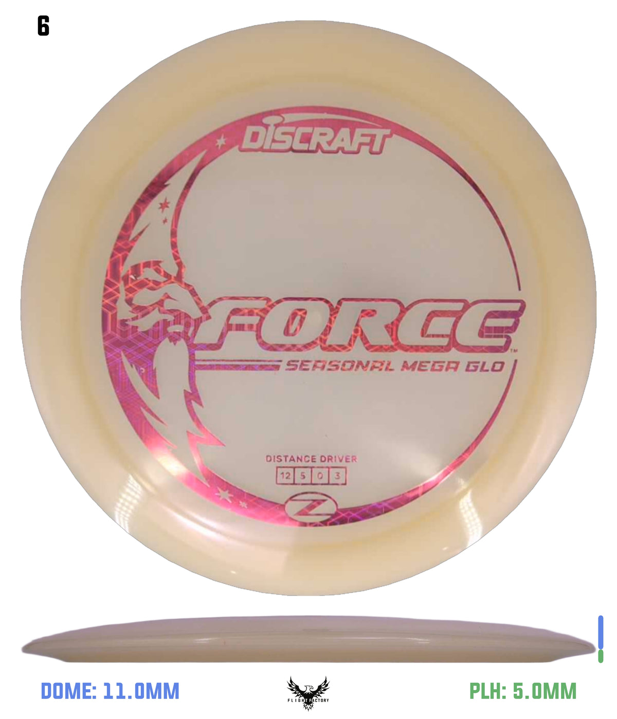 Discraft Seasonal Mega Glo Z Force 2026