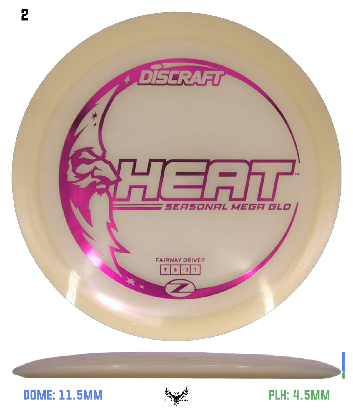 Discraft Seasonal Mega Glo Z Heat 2026