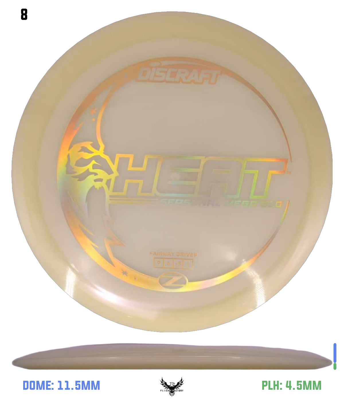 Discraft Seasonal Mega Glo Z Heat 2026
