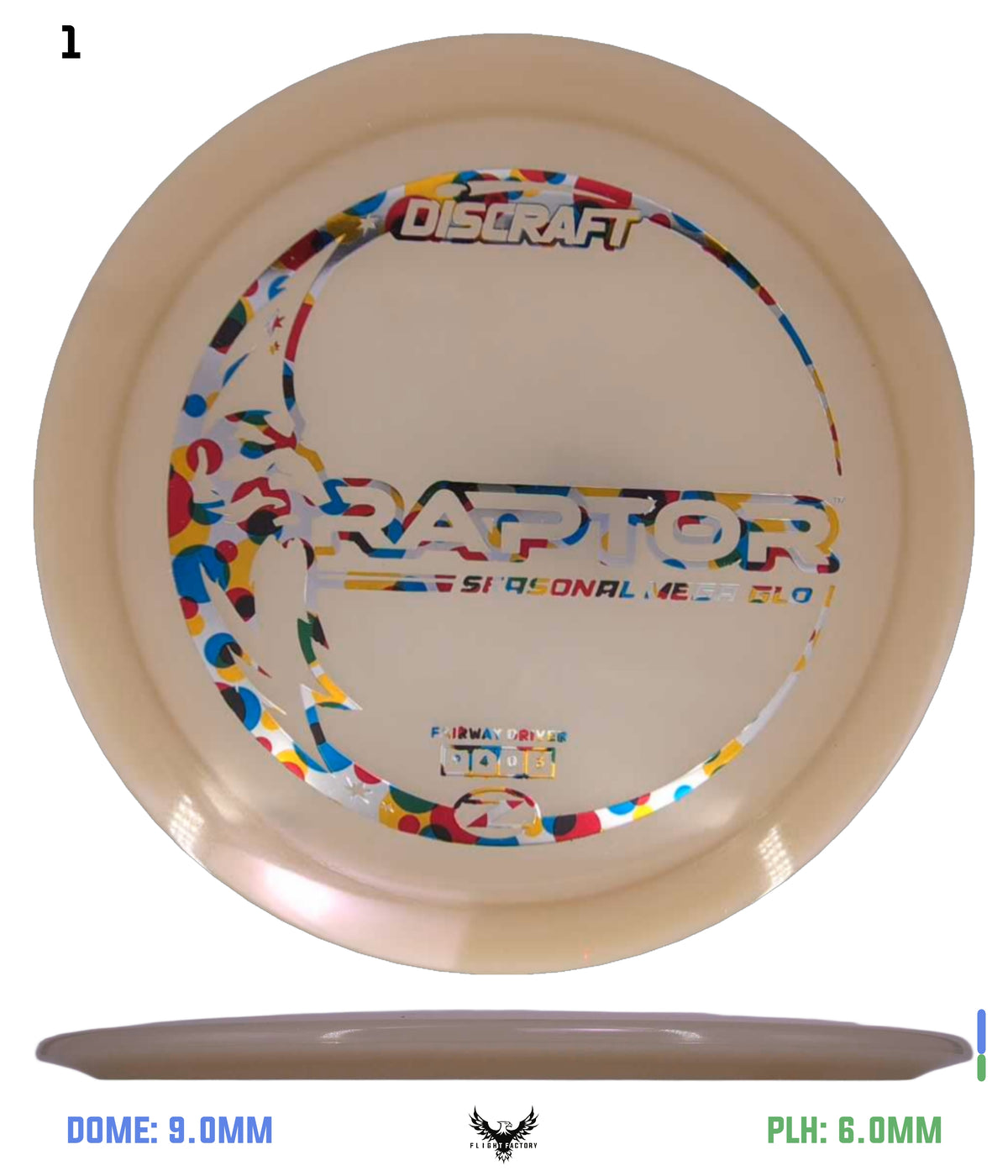 Discraft Seasonal Mega Glo Z Raptor 2026