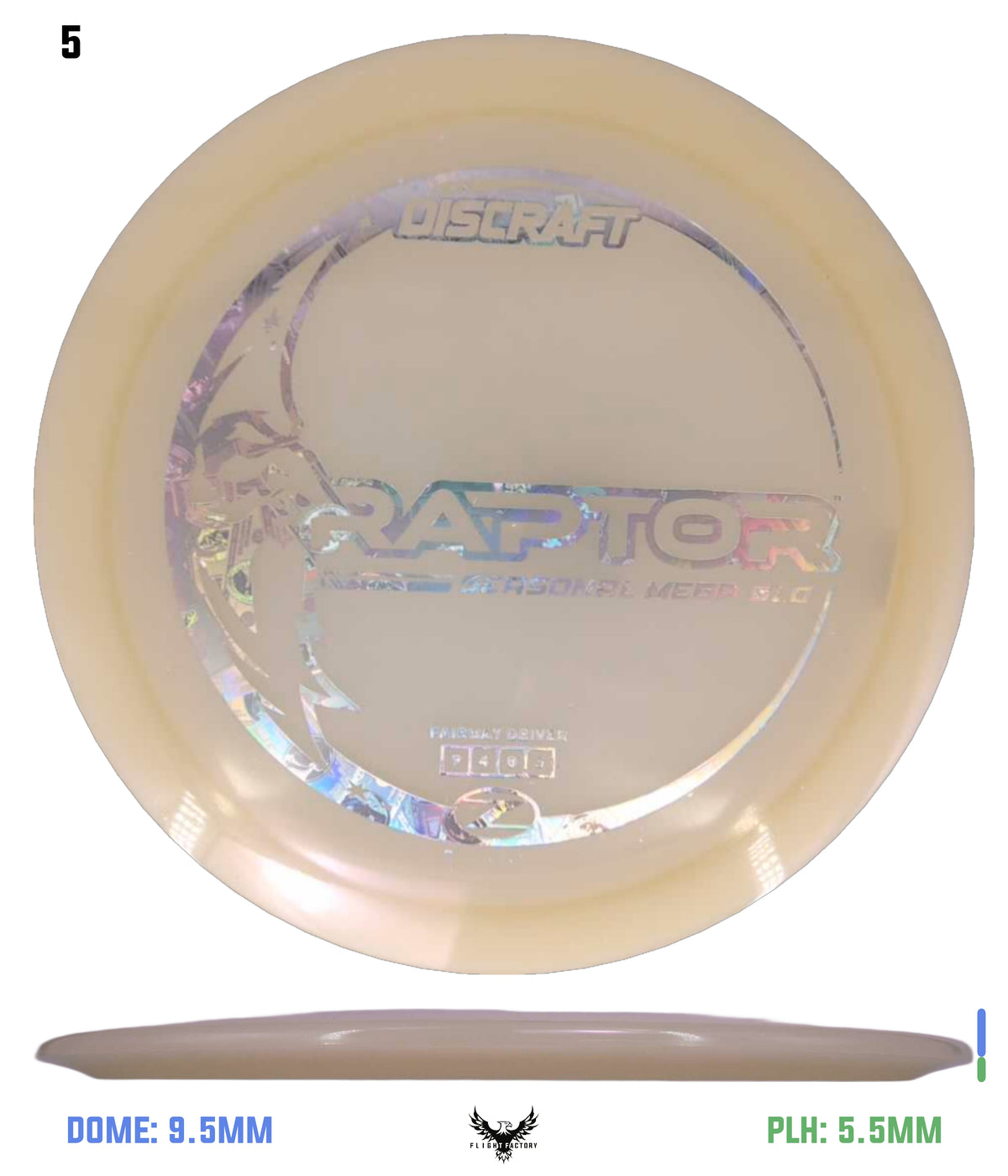 Discraft Seasonal Mega Glo Z Raptor 2026