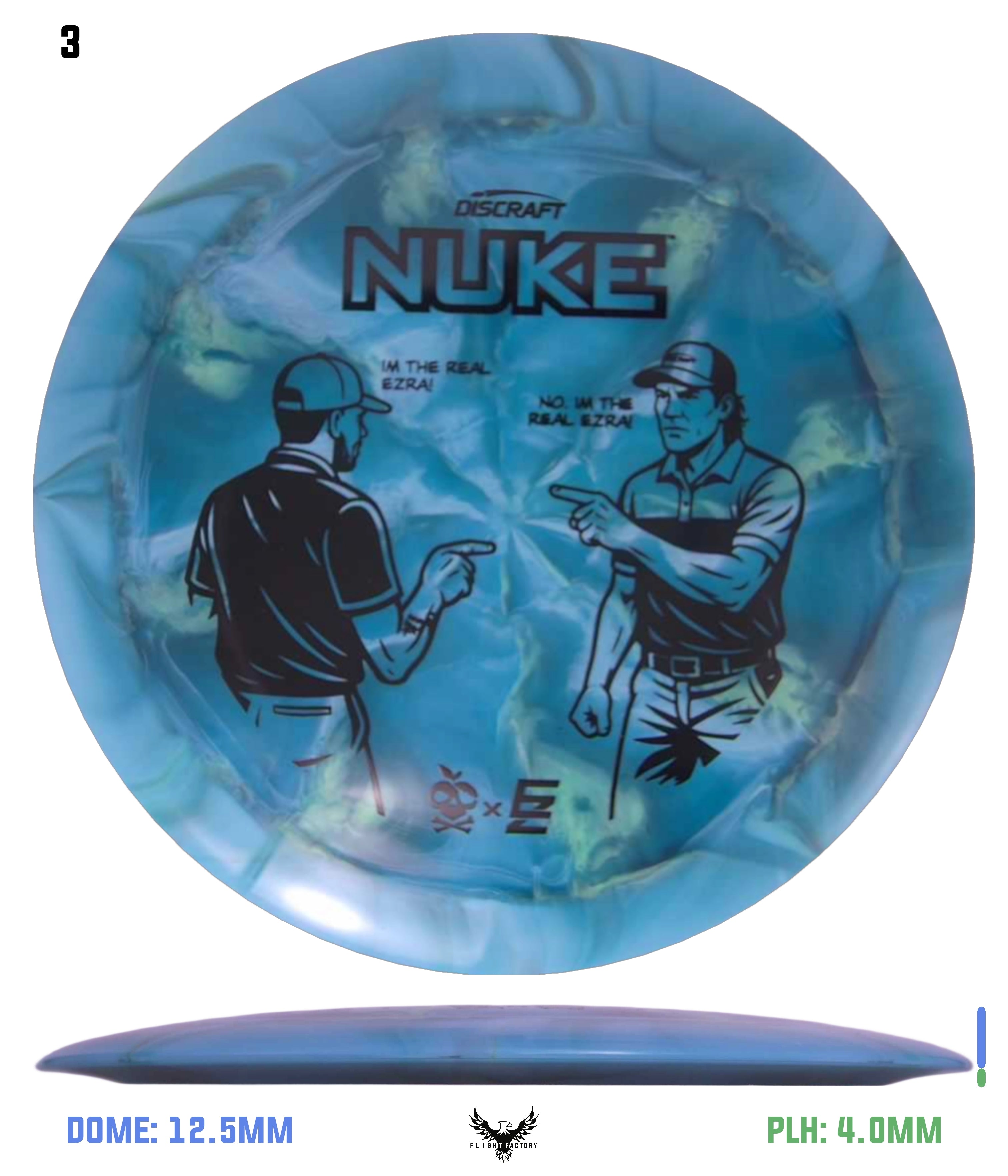 Discraft Ezra Aderhold x Ezra Robinson Collab ESP Nuke - Flight