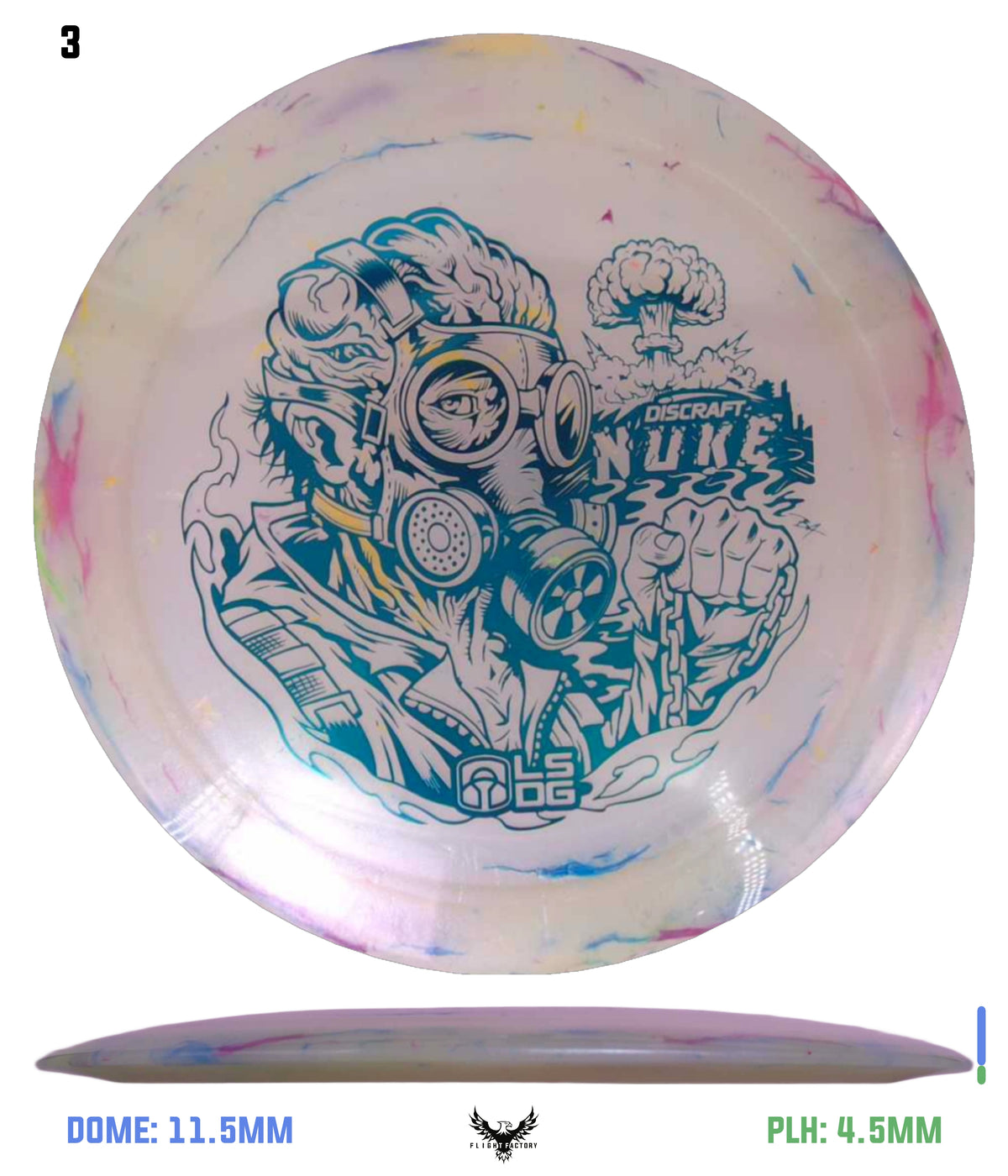 Discraft Colorshift Jawbreaker Z FLX Nuke - Ledgestone 2026 Season 2