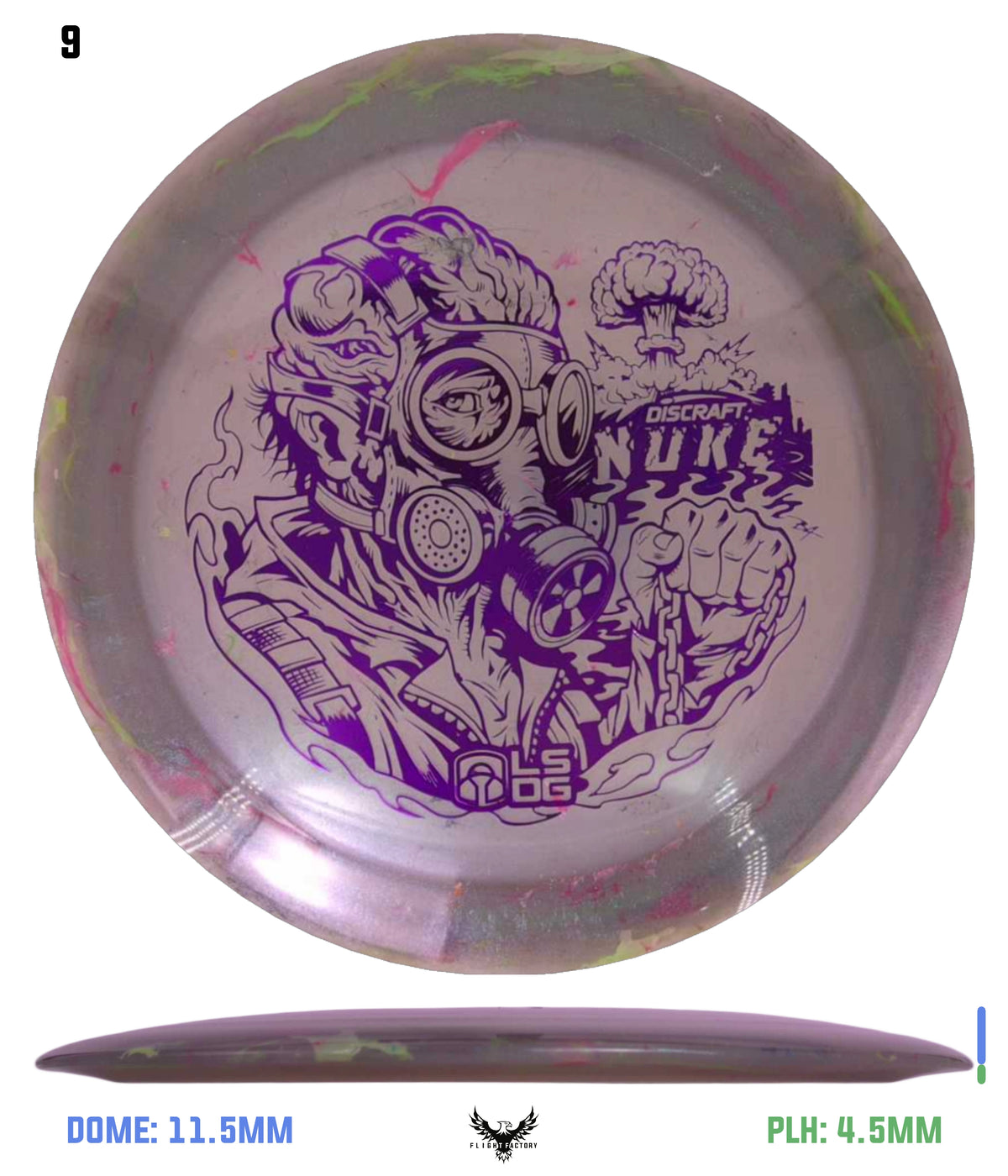 Discraft Colorshift Jawbreaker Z FLX Nuke - Ledgestone 2026 Season 2