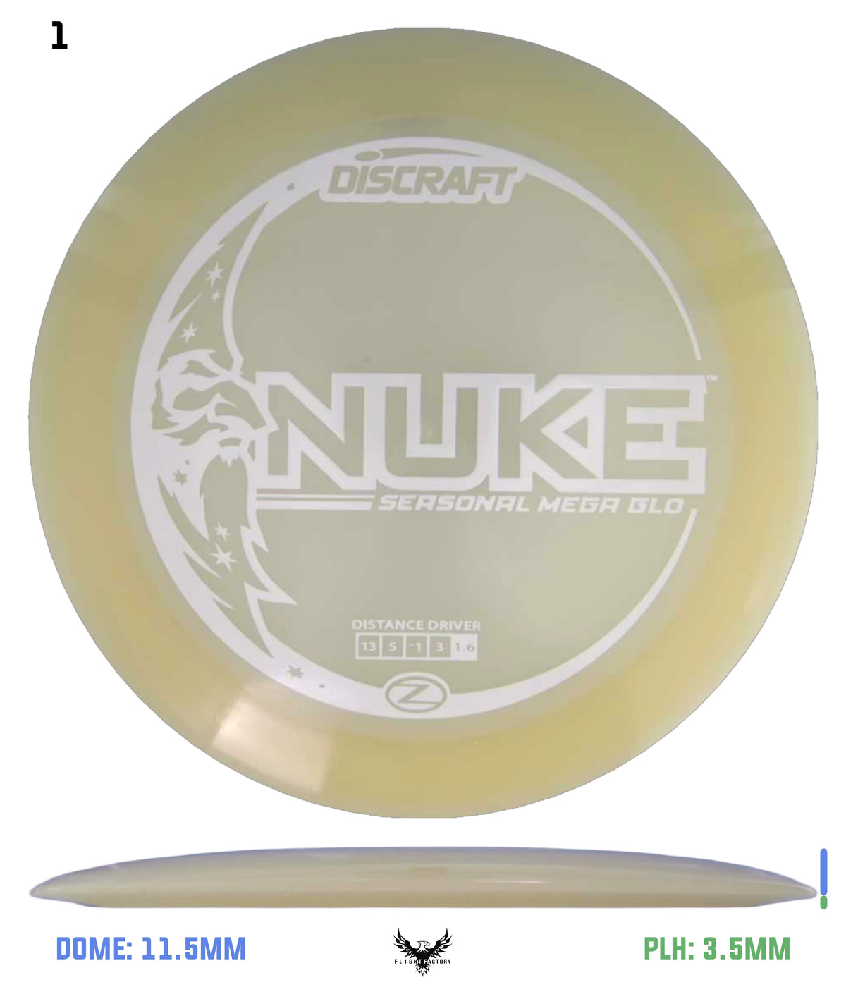 Discraft Seasonal Mega Glo Z Nuke