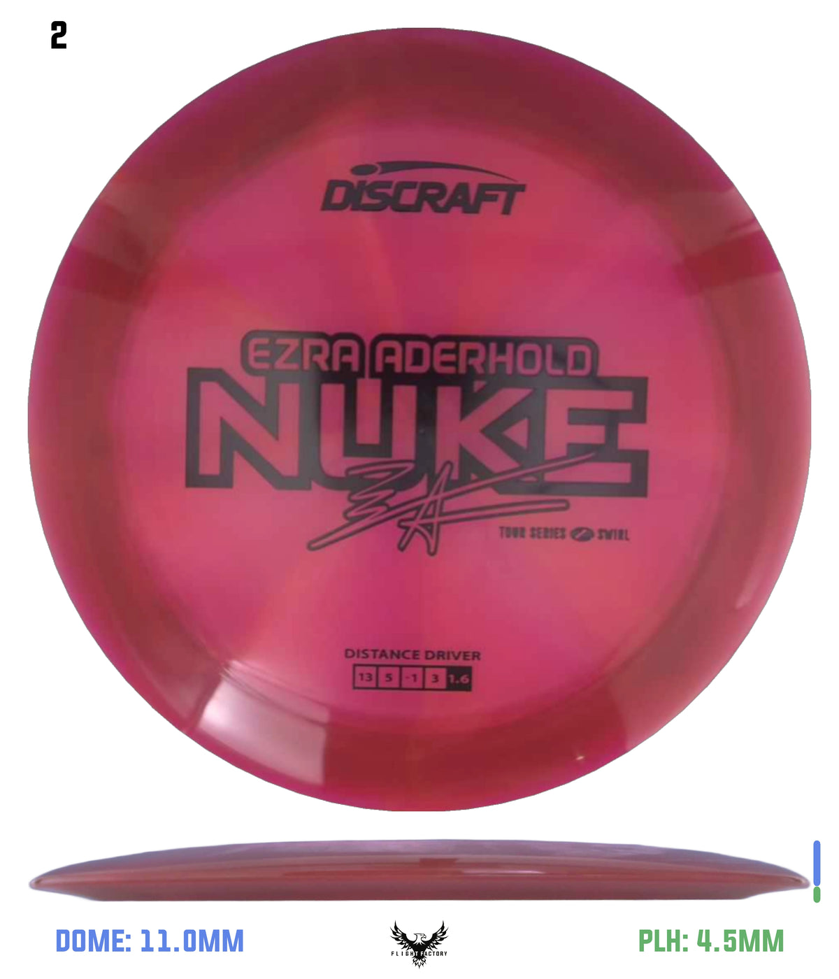 Discraft Ezra Aderhold 2025 Tour Series Z Swirl Nuke