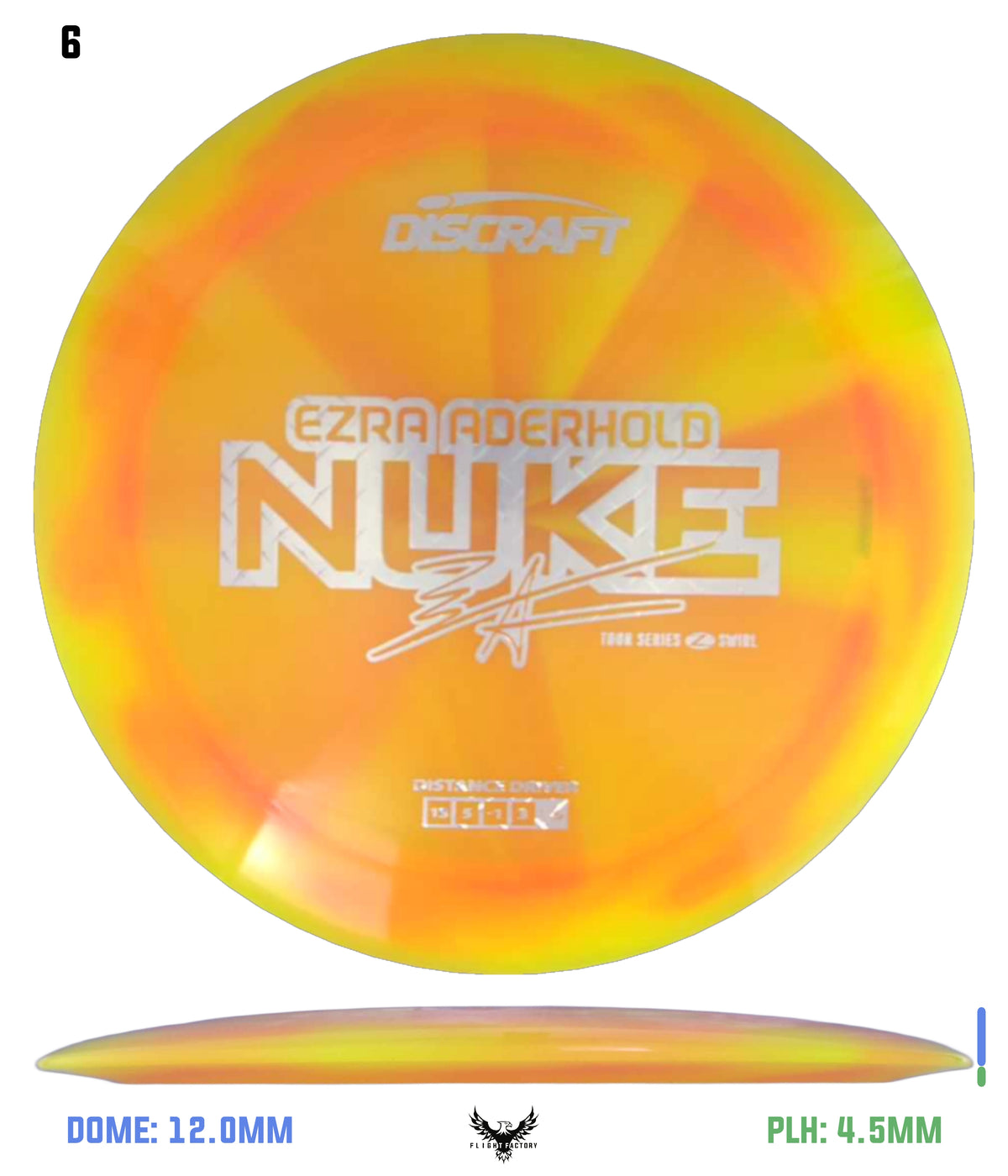 Discraft Ezra Aderhold 2025 Tour Series Z Swirl Nuke