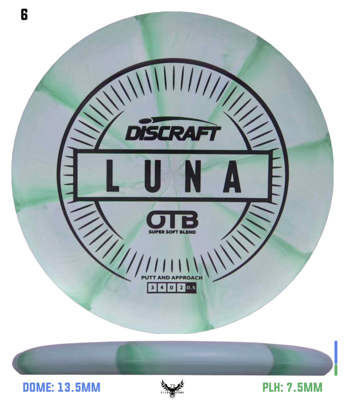 Discraft Swirly Super Soft Luna - OTB Edition