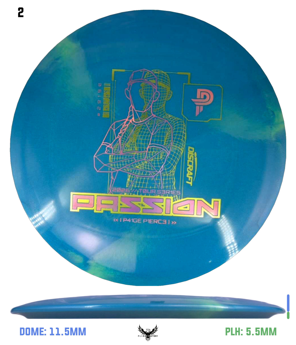 Discraft 2026 Tour Series V2 Passion - Paige Pierce