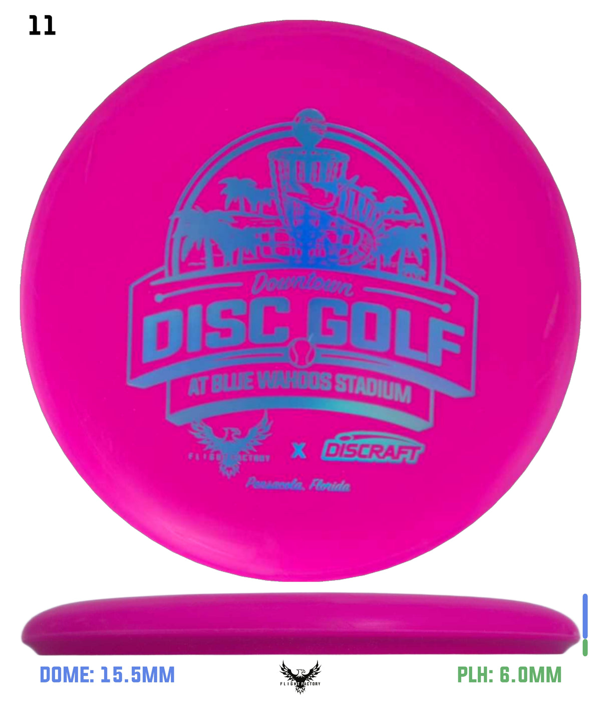 Discraft Putter Line Soft Magnet - 2025 Downtown Disc Golf Experience