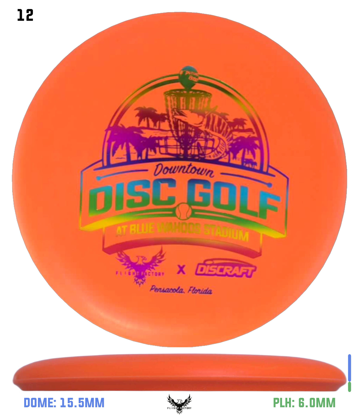 Discraft Putter Line Soft Magnet - 2025 Downtown Disc Golf Experience