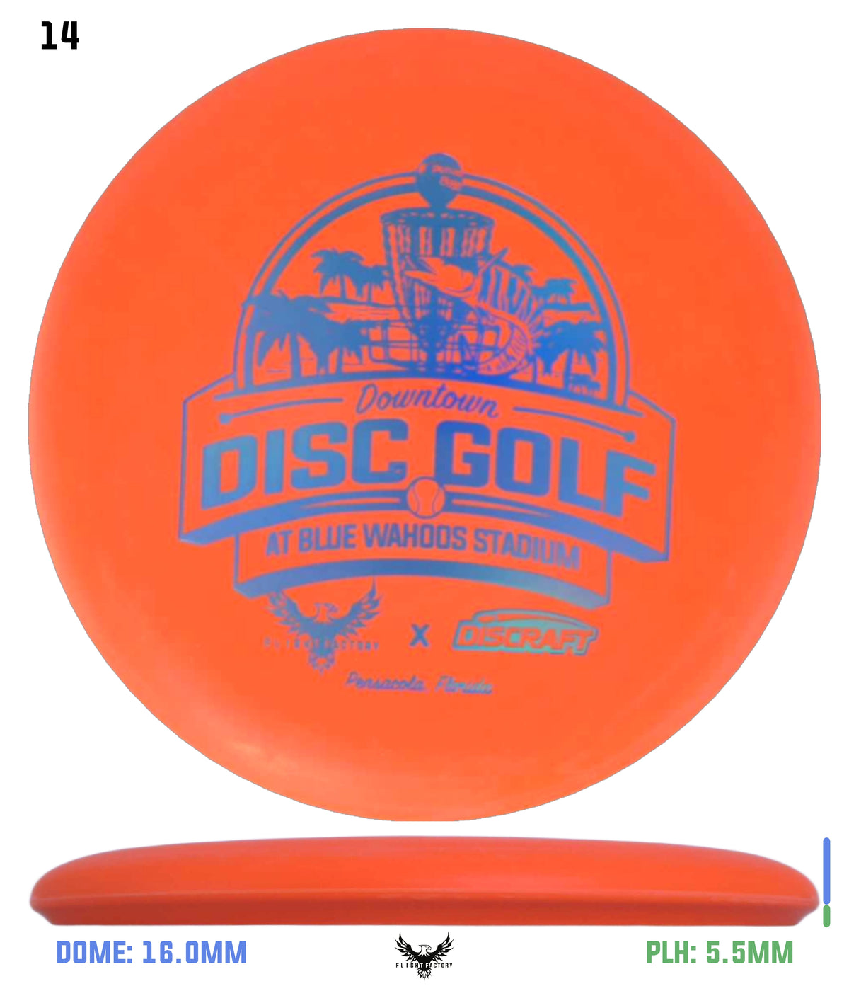 Discraft Putter Line Soft Magnet - 2025 Downtown Disc Golf Experience