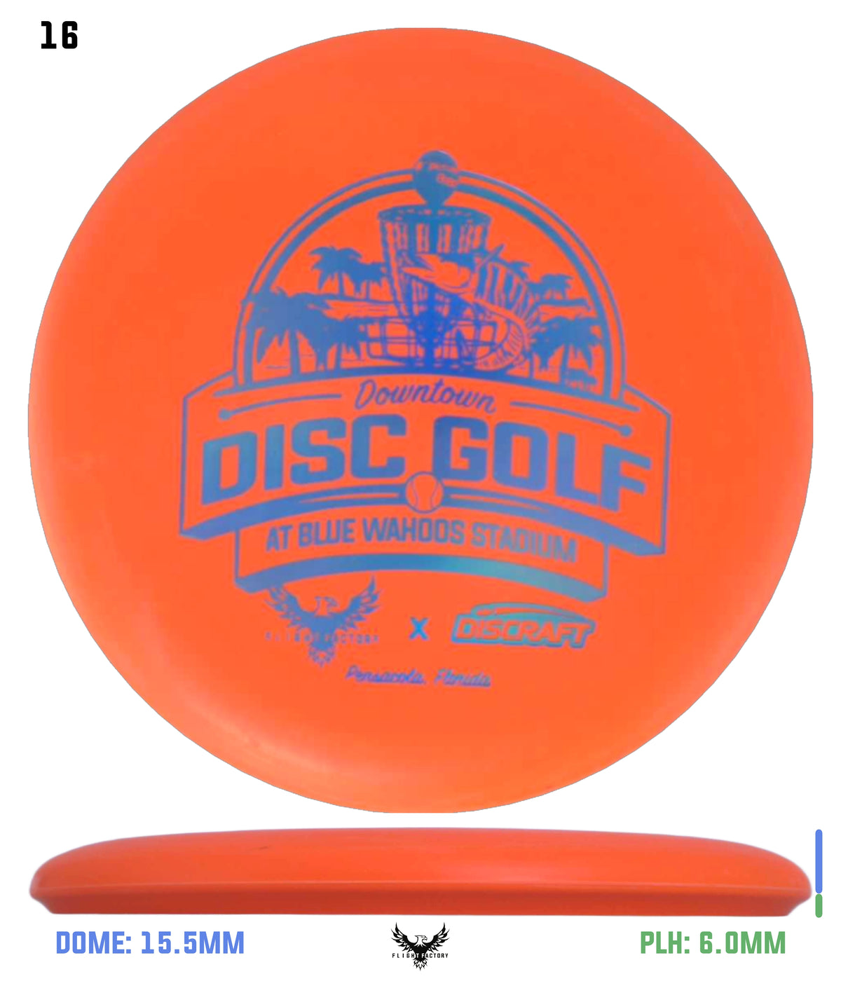 Discraft Putter Line Soft Magnet - 2025 Downtown Disc Golf Experience