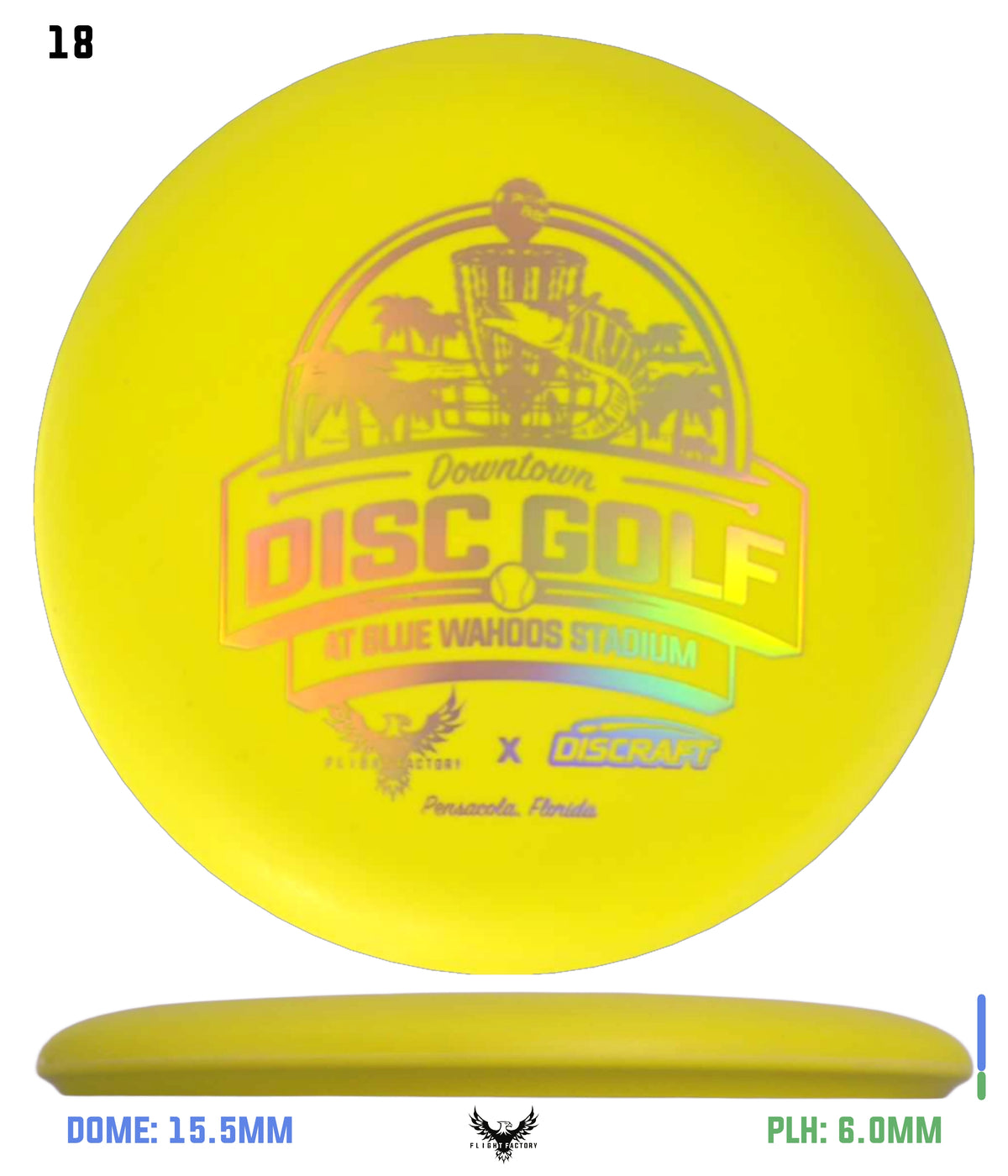 Discraft Putter Line Soft Magnet - 2025 Downtown Disc Golf Experience