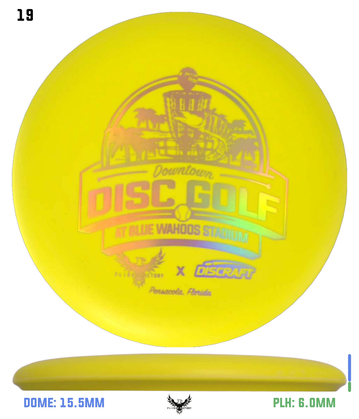 Discraft Putter Line Soft Magnet - 2025 Downtown Disc Golf Experience