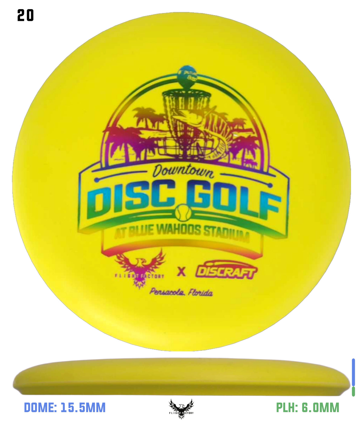 Discraft Putter Line Soft Magnet - 2025 Downtown Disc Golf Experience