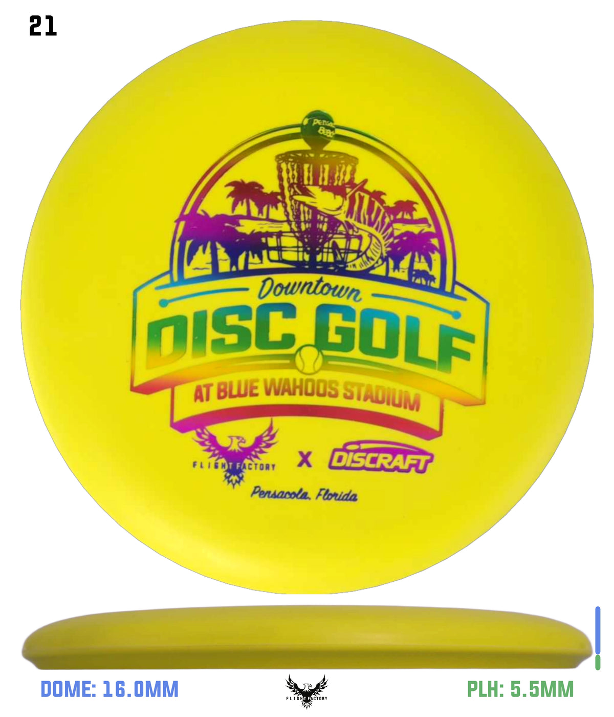 Discraft Putter Line Soft Magnet - 2025 Downtown Disc Golf Experience
